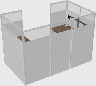 Cabine en u