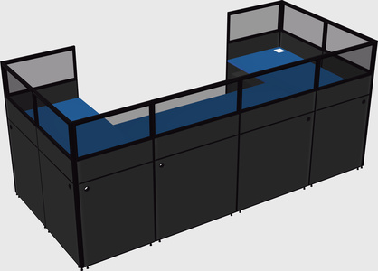 Cabine en u