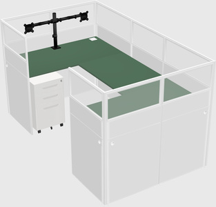 Cabine en u