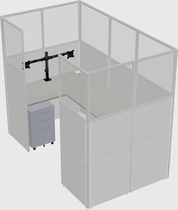 Cabine en u