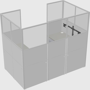 Cabine en u