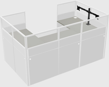 Cabine en u