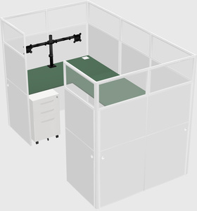 Cabine en u