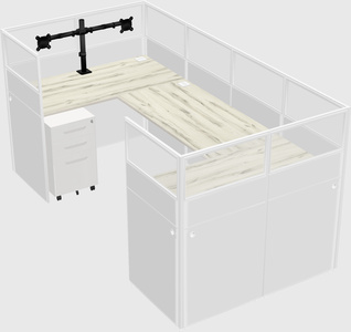 Cabine en u