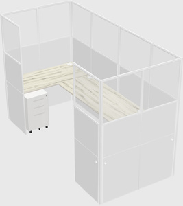 Cabine en u