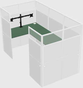 Cabine en u