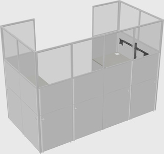 Cabine en u