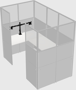 Cabine en u