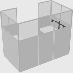 Cabine en u