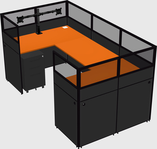 Cabine en u