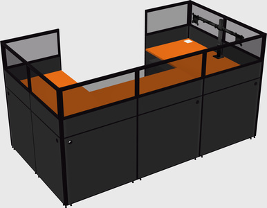Cabine en u