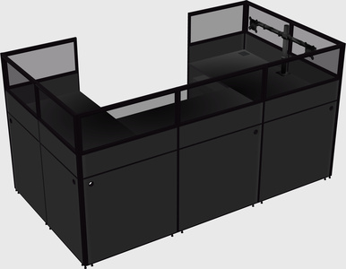 Cabine en u