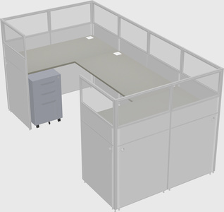 Cabine en u