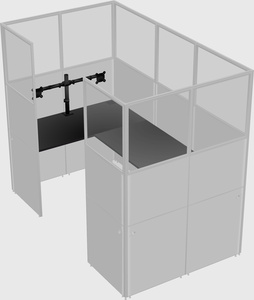 Cabine en u