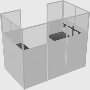 Cabine en u