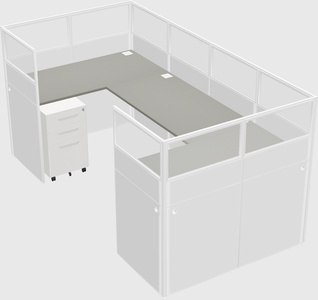 Cabine en u