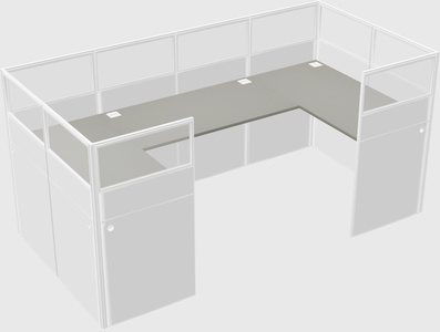 Cabine en u