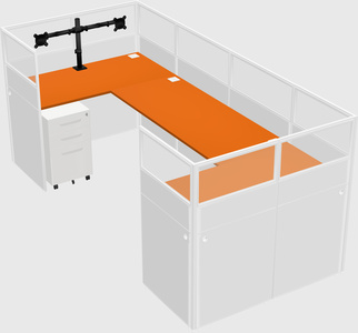 Cabine en u