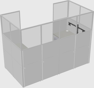 Cabine en u