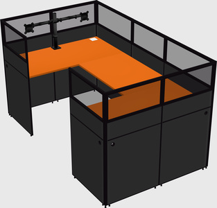 Cabine en u