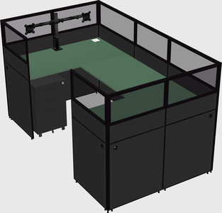 Cabine en u