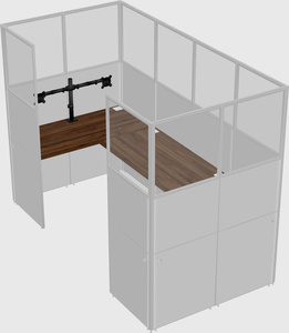 Cabine en u