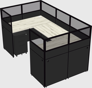 Cabine en u