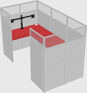 Cabine en u