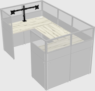 Cabine en u