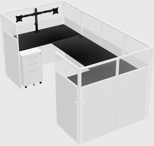 Cabine en u