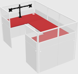 Cabine en u