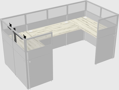 Cabine en u