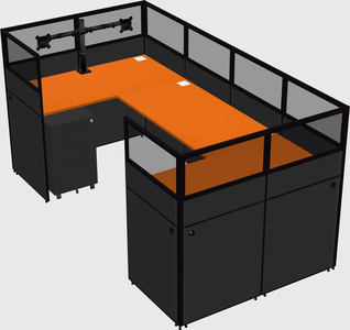 Cabine en u