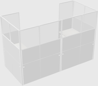 Cabine en u