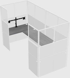 Cabine en u