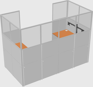 Cabine en u