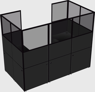 Cabine en u