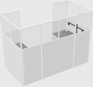 Cabine en u