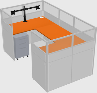 Cabine en u