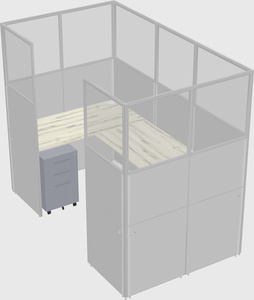 Cabine en u