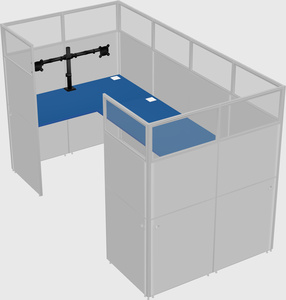 Cabine en u