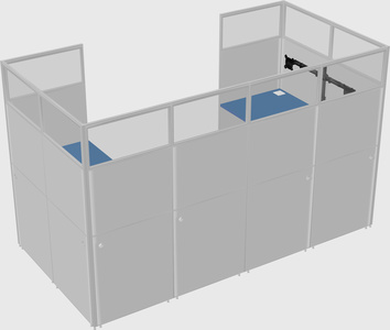 Cabine en u