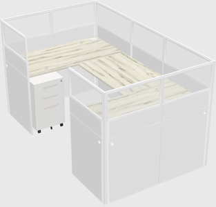 Cabine en u