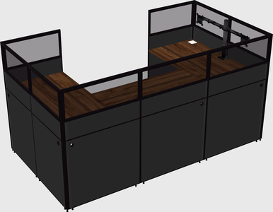 Cabine en u