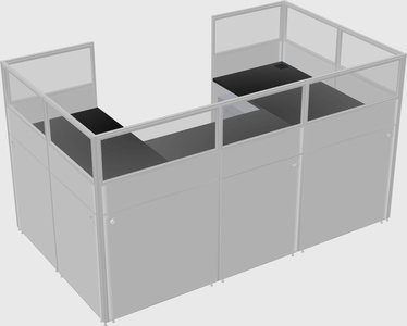 Cabine en u