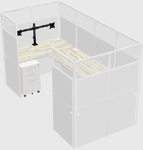 Cabine en u