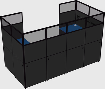 Cabine en u