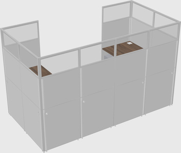 Cabine en u