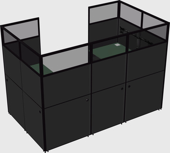 Cabine en u