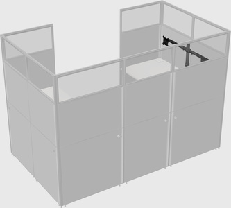 Cabine en u